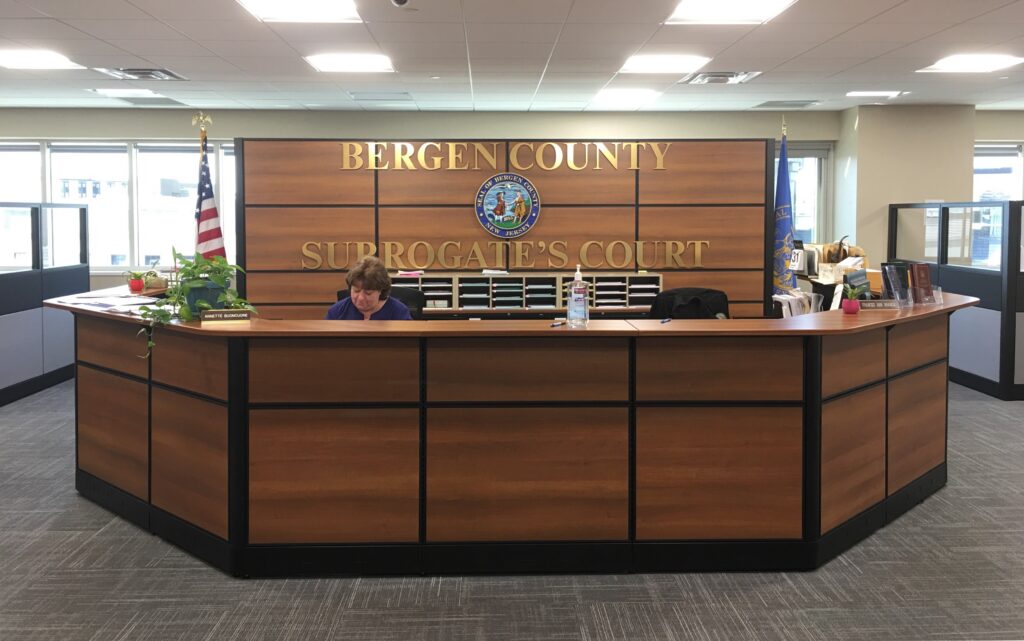 Bergen County Surrogate Front Desk